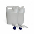 2 x 10 L Leerkanister Wasserkanister Kanister leer Kunststoffkanister weiss DIN 41 - Schraubverschluss & Ausgießer - Made in Germany - BPA frei Shop